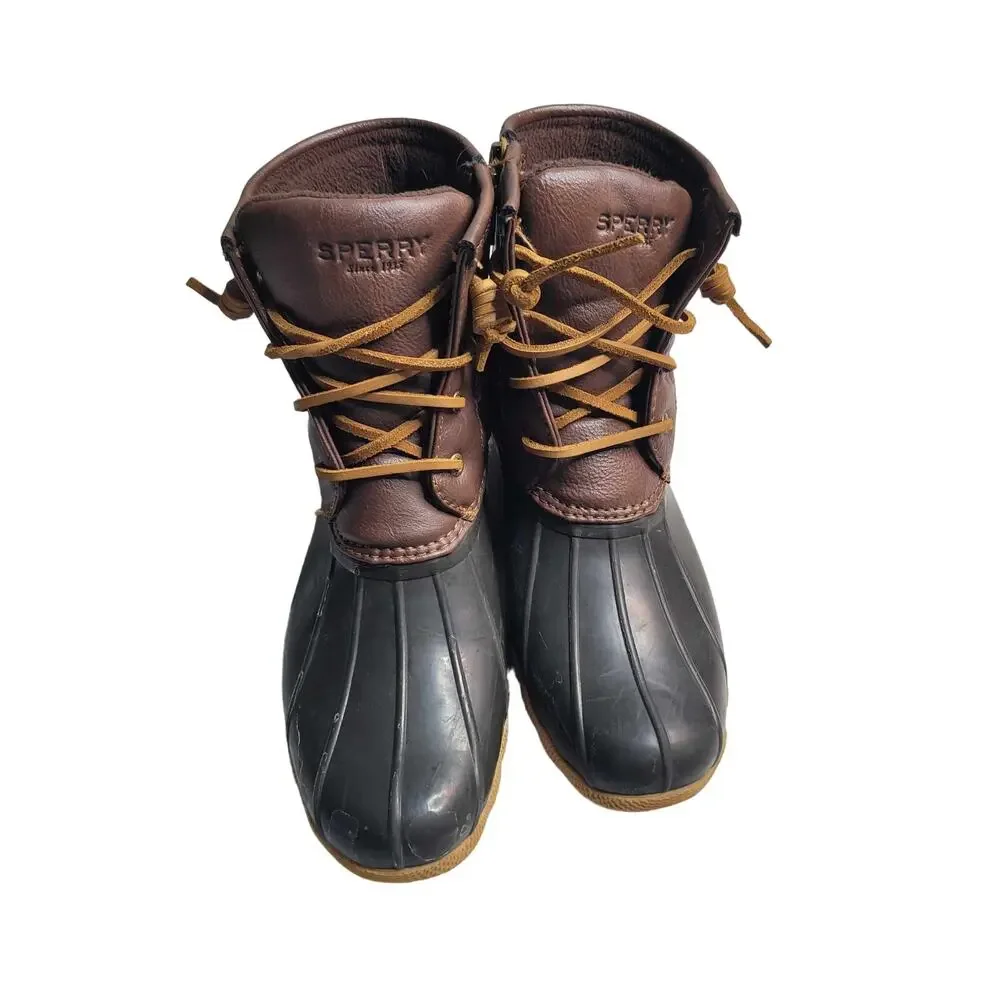 Sperry Girls‎ Saltwater Boot Size 4M Outdoor Preppy